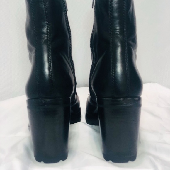 Frye Myra Black Lace up Combat boots 8.5 - Picture 7 of 7